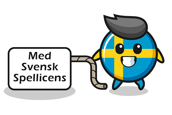 Sign med svensk spillicens